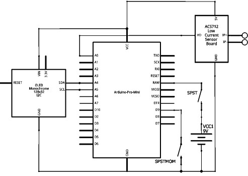 Ammeter Schematic