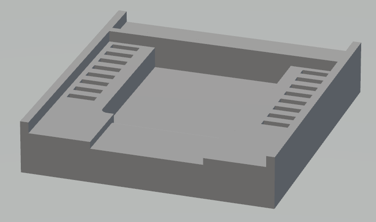 ESP12 Adapter Fixture Plate 3D Image