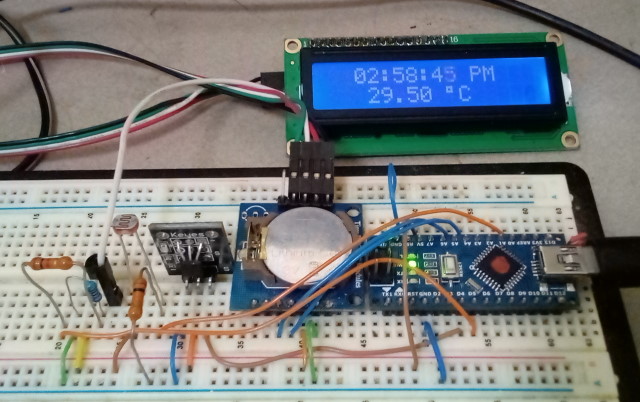 LCD Clock Prototype